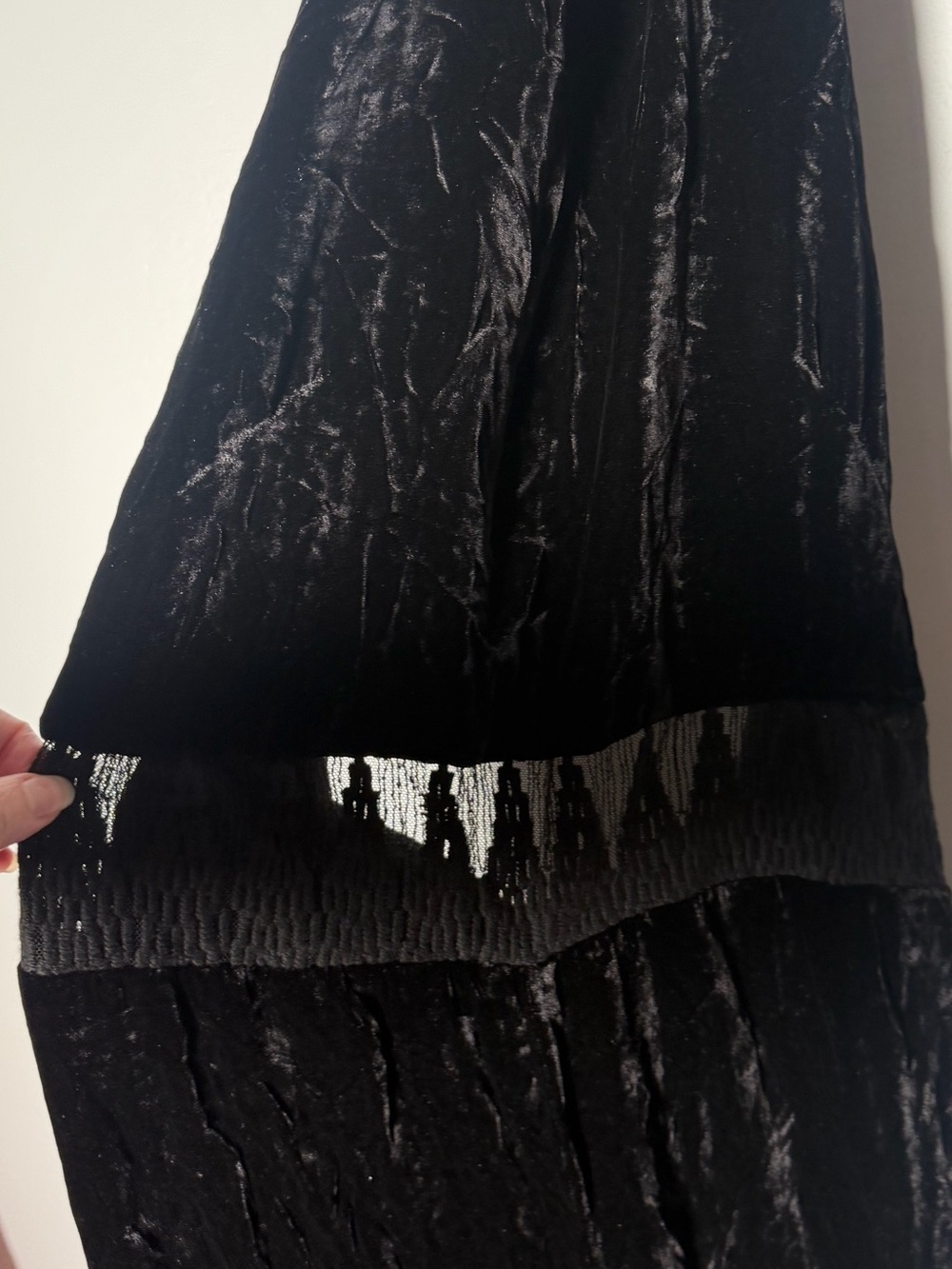 Free People Black Velvet Sleeveless Halter Jumpsuit Size 8 - Picture 6 of 9